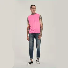 Мужской европейский и американский Летний Стиль спортивный жилет Свободный жилет без рукавов