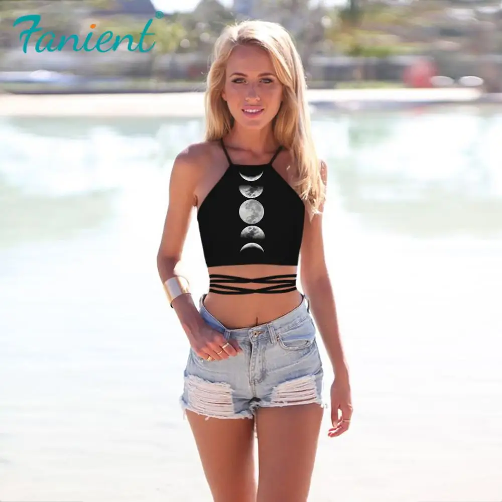 Женская сексуальная рубашка без рукавов жилет женская летняя майка модная топ