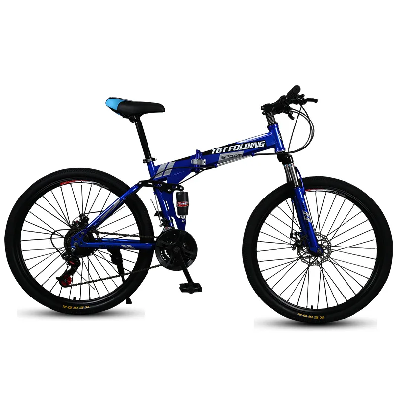26-inch foldable mountain bike 21/24/27 speed cross country bicycle student bmx Road Racing Speed Bike