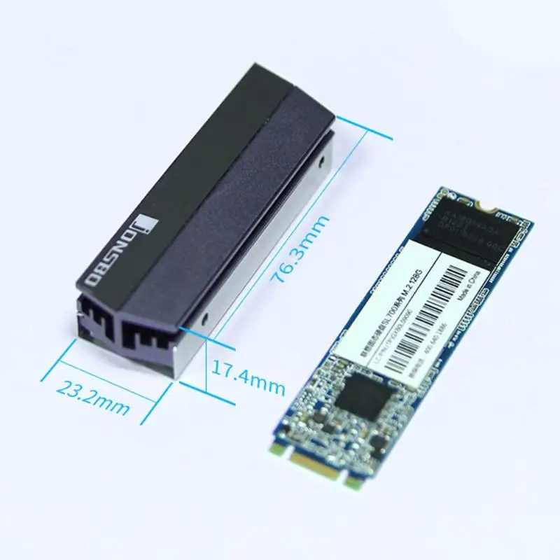 Jonsbo M.2 радиатор SSD M.2-2 кулер с подсветкой 5V 3Pin PC охлаждающая подставка Запчасти для NGFF NVME PCIE M.2 2280 твердотельный накопитель на жестком диске радиатора