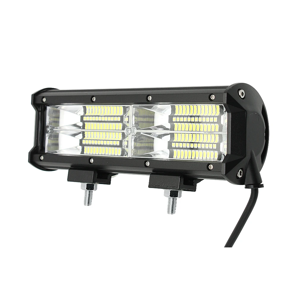ANBLUB 9 дюймов светодиодный светильник Бар Offroad светильник 144W 12V 24V светодиодный рабочий светильник для 4WD для грузовиков, внедорожников, квадроциклов, наводненных грузовик Boad
