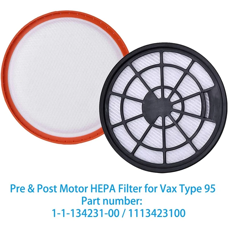 HEPA Post Motor Vacuum Filter Kits For Vax Air Upright Hoovers 2 x Type