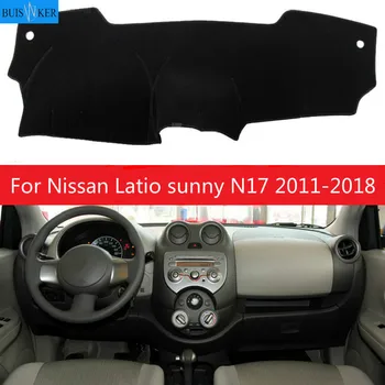 

For Nissan Latio sunny N17 2011-2018 Right and Left Hand Drive Car Dashboard Covers Mat Shade Cushion Pad Carpets Accessories