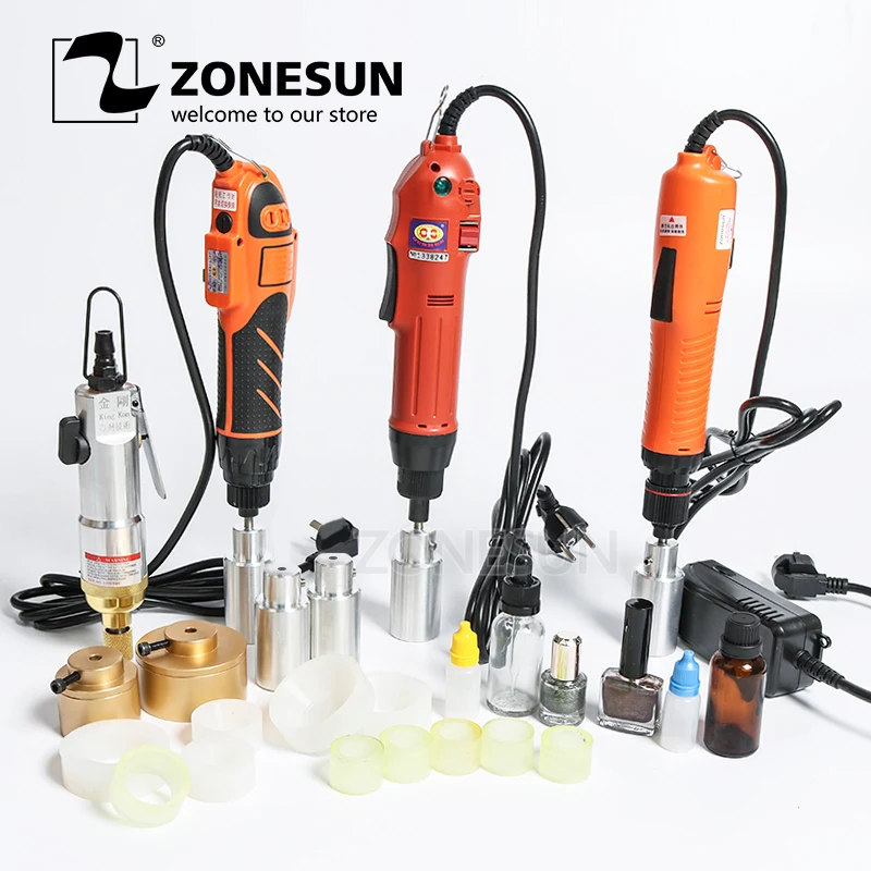 ZONESUN портативная ручная электрическая машина для укупорки бутылок