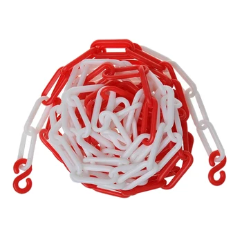 

Plastic 2M Warning Safety Protection Chain for Crowd Control, Traffic, Queuing Line, with 4 Buckles