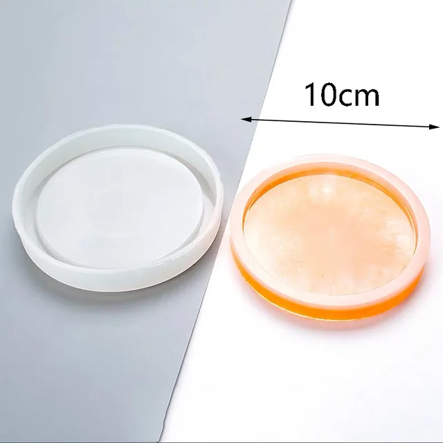 Various Design Silicone Pallet Molds Hexagonal Coaster Molds Heart-shaped Round Square Oval Concrete Pallet Molds E  mold