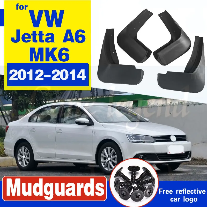 

for Volkswagen VW Jetta A6 5C6 Mk6 6 2012~2018 Fender Mud Guard Splash Flap Mudguards Accessories 2012 2013 2014 2015 2016 2017