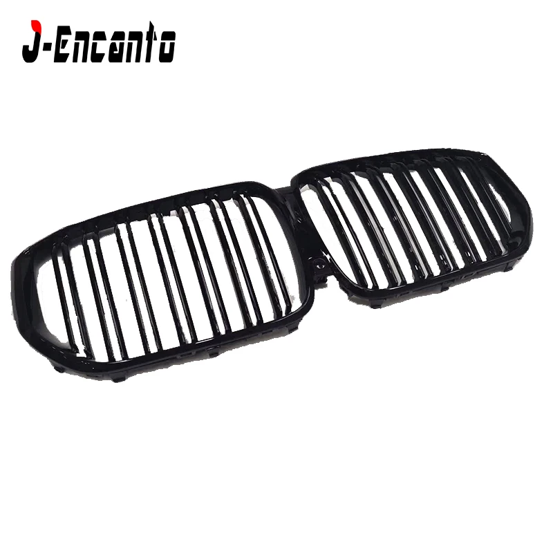 

A pair Front Kidney Grille For BMW new X5 G05 Grille Front Bumper Grill Car Styling Double line/three color