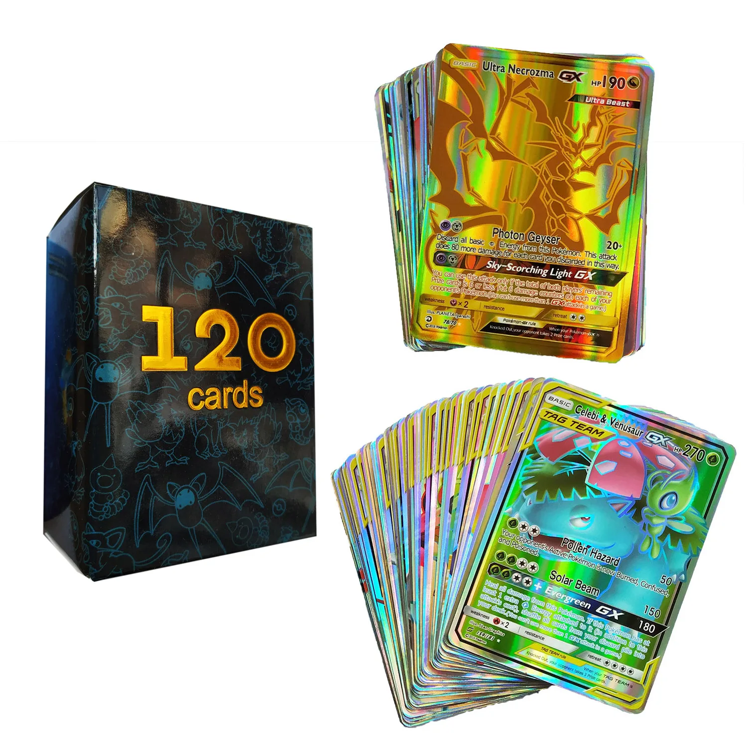 Carte de jeu de combat GX EX pour enfants, meilleure vente, Collection de cartes Pokemon, Trading, cadeau pour enfants, jouet Version anglaise