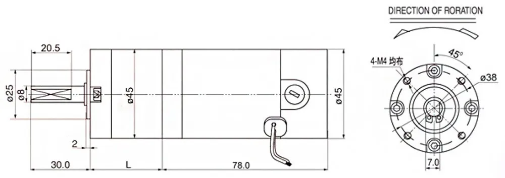 TGX45RGG высокий крутящий момент планеты DC Шестерни Мотор 12V 24V 4/10/15/30/60/150 об/мин Диаметр 45 мм планетарный Шестерни ed мотор с длительным сроком службы