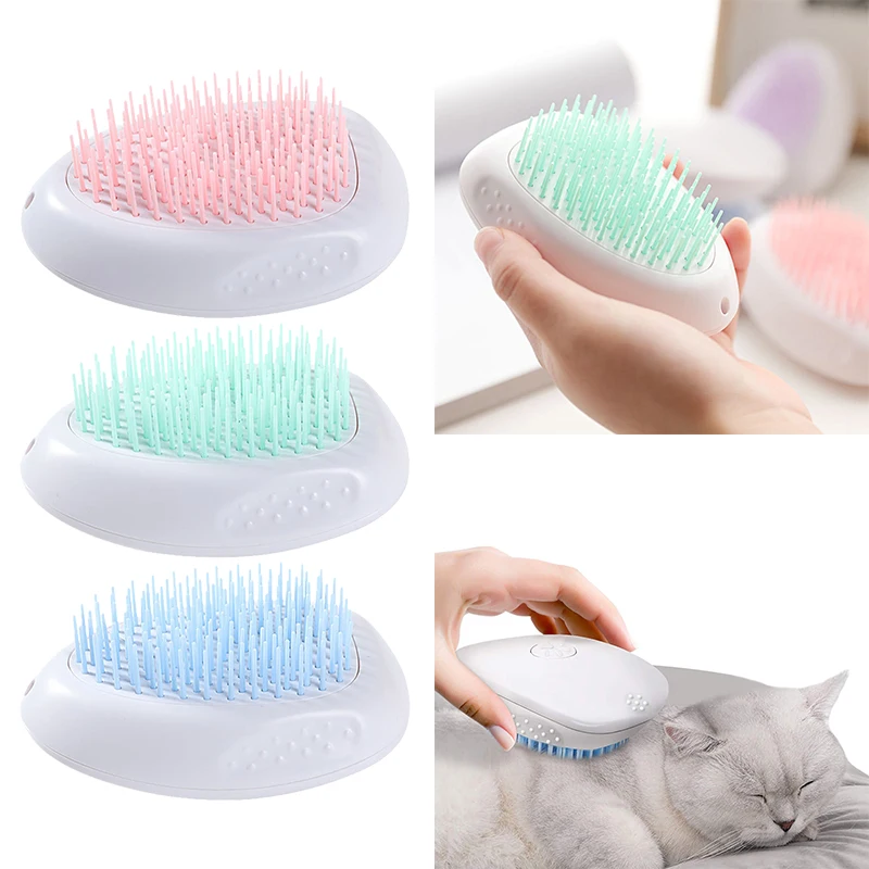 Cepillo de pelo Gato para perros, peine lavable para belleza, cepillo de masajes para baño, pelo largo y corto, novedad de 2021