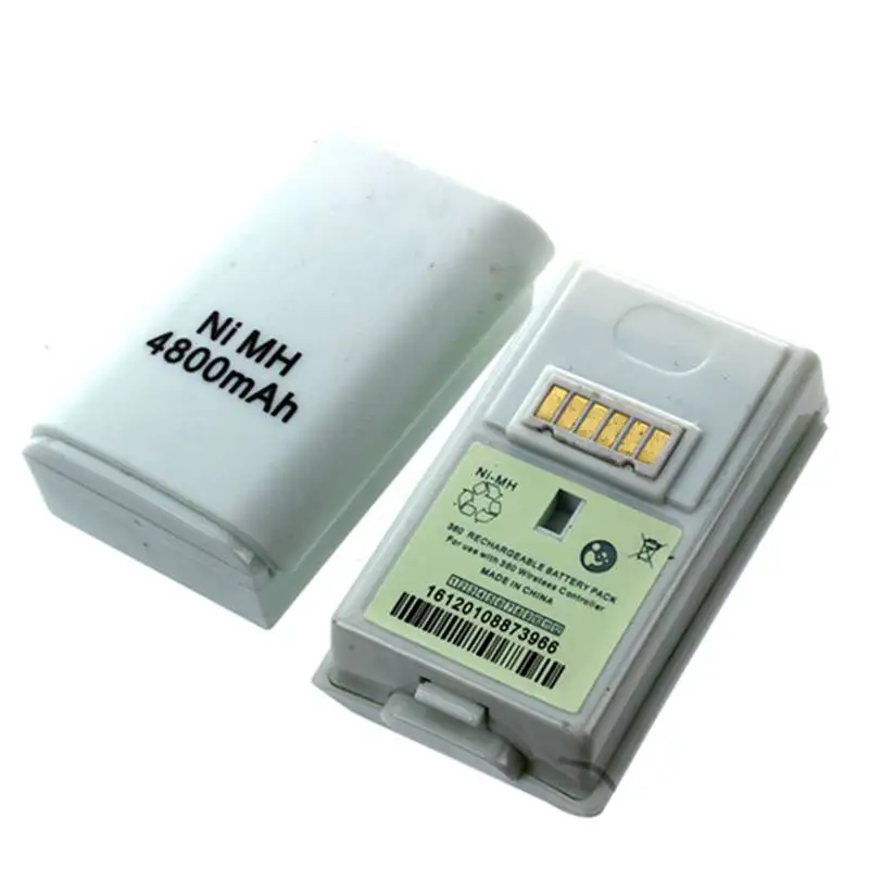 

2 pcs 4800mAh Ni-MH Rechargeable Battery for Xbox 360 Wireless Controller
