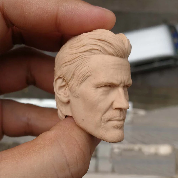 1/6 Josh James Brolin Неокрашенная голова пустая голова модели для 1" фигурки тела аксессуары DIY