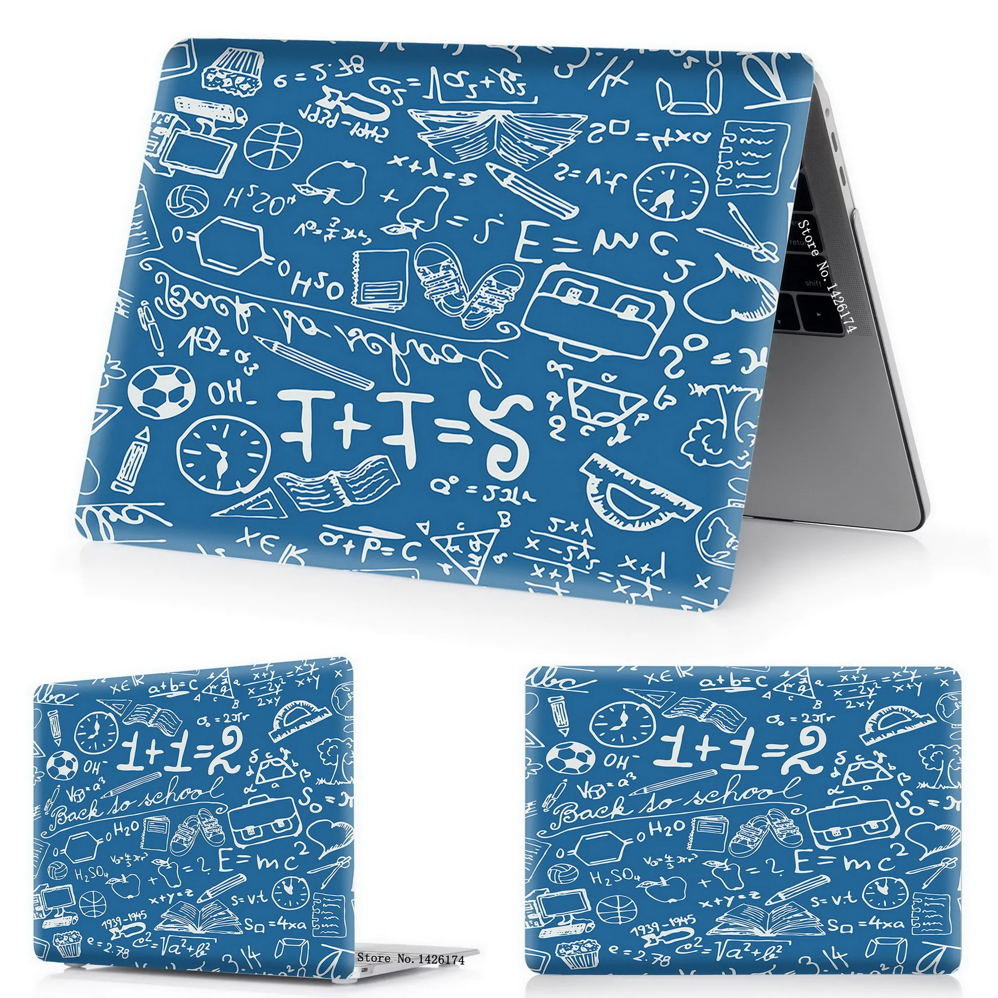 yi jia yi Чехол для ноутбука MacBook Air 11 13 дюймов A1466 A1932 Pro 12 13 15 retina A1502 A1706 A1708 A1989 A2159 школу чехол - Цвет: yi jia yi