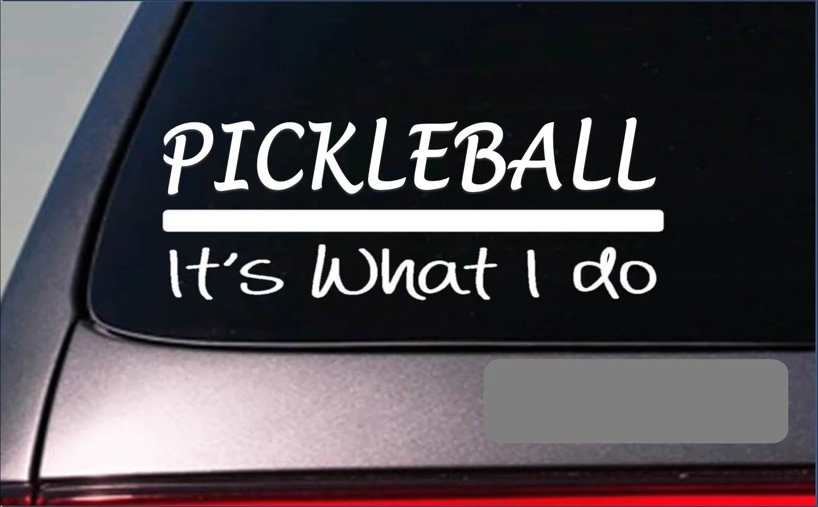 Pickleball это то, что я сделать " виниловая наклейка, стикер весло корт наклейка на компьютер