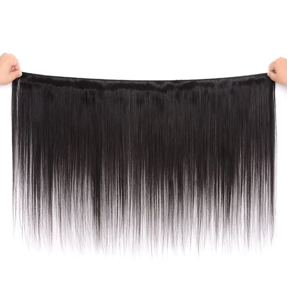 Jessenia человеческие волосы пучки малайзийские волосы прямые переплетения 4 пучка сделки 8-26 дюймов Remy человеческие волосы переплетения для наращивания
