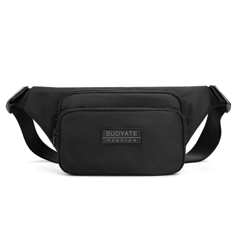 Man Nylon Waist Bags Fanny Pack Belt Waist Packs Laser Chest Phone Pouch Sling Bags