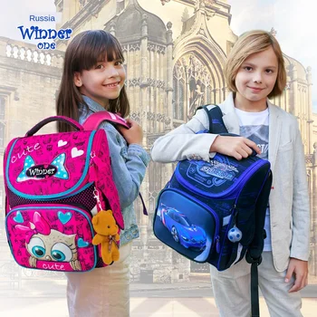 

Winner One Children's Schoolbag Burden Relieving Anti-Hunchback Function Schoolbag for Elementary School Students
