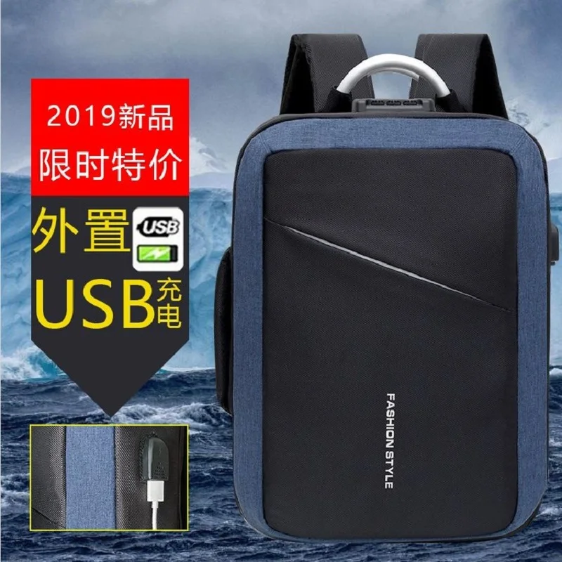 

Laptop Usb Charging Backpacks Waterproof Schoolbag Business Travel Bags Men Multifunction Anti Theft Backpack