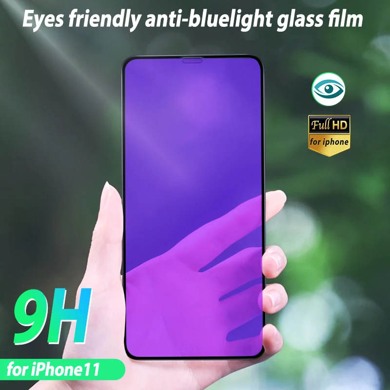 Защитное стекло с защитой от синего света для Apple iPhone 11 Pro Max 2019|Защитные стёкла и
