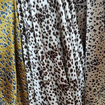 

Satin Fabric Leopard Lining Sewing Craft Material Silky Soft Fabric Craft Cloth Material