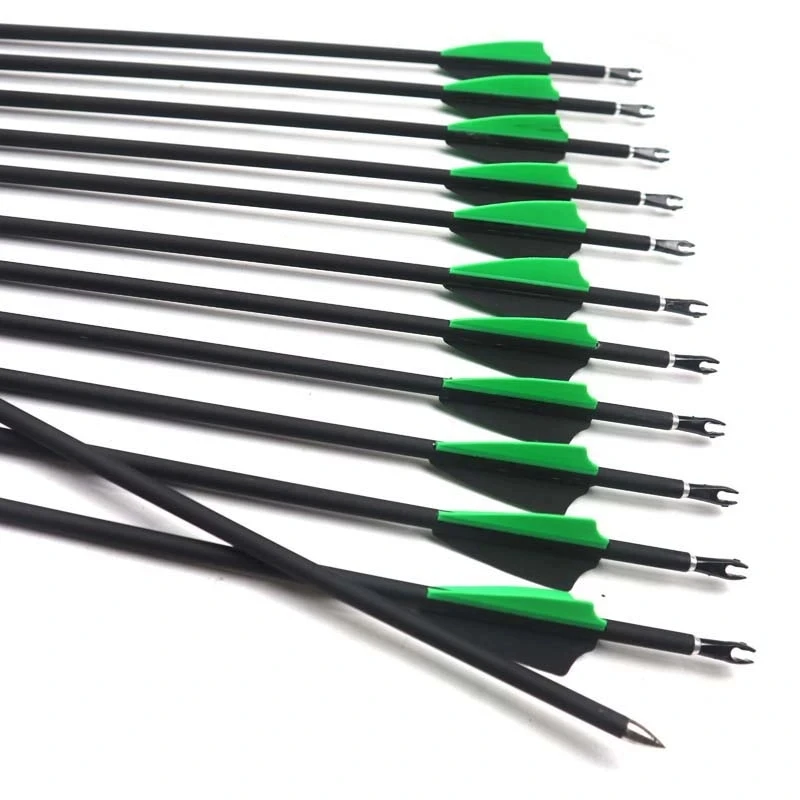 6/12/24pcs ID 4.2 mm Archery 32" Long Carbon Arrow,Spine 1000 OD 5.65