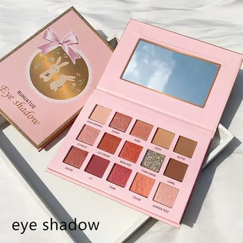 

15 Colors Tiangong Jade Rabbit Eyeshadow Palette Pearly Matte Earth Color Beginner Eyeshadow Waterproof Long-lasting Eye Shadow