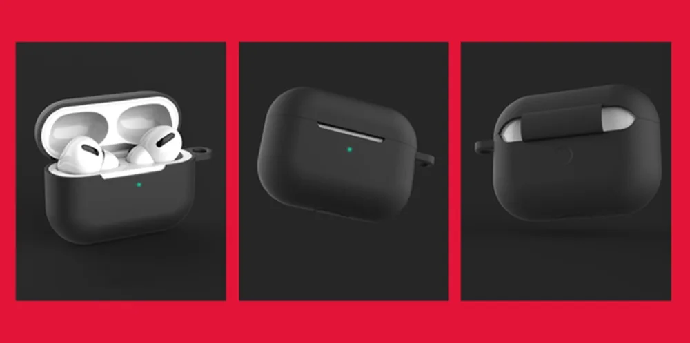 Чехол для наушников для Apple Airpods Pro, роскошные наушники, сплошной цвет, пряжка, коробка для AirPods 3 Pro, гарнитура, силиконовый чехол, крышка, Fundas