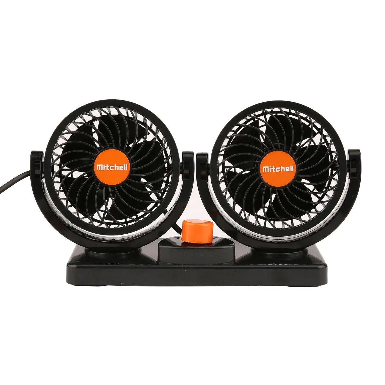 24V автомобильный вентилятор Ventilador кондиционер с двойной головкой автоматический воздушный охладитель автомобилей вентилятор с двойным Мотором для автомобиля 360 градусов вращающийся 29