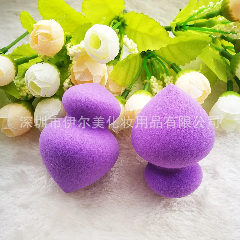 Spinner-Shaped гидрофильный пуф для макияжа капли воды Губка слоеного Хлопка Косметическая пуховка яйцо спонж для красоты пуф для макияжа