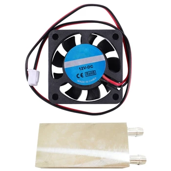 

1Pcs 40 x 80Mm Cpu Cooling Block Cpu Radiator Aluminum Alloy Heat Exchanger Water Cooling Block Liquid Water Cooler Heat Sink &