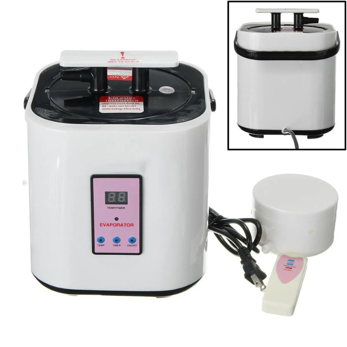 

Sauna Steam Bath Machine Portable Sauna Steam Generator 2L 110V For Steam Saunas Tent Slimming