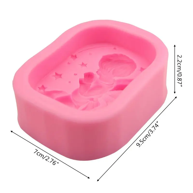 3D Ангел благословение силиконовые формы для мыла DIY глина Свеча для изготовления торта шоколад декоративная форма инструмент для выпечки