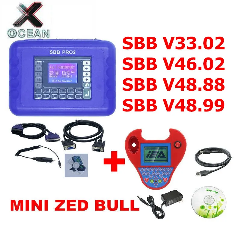 Программатор ключей автомобиля SBB Pro2 V48.88 V48.99 V46.02 программатор V33.02 48 88 46