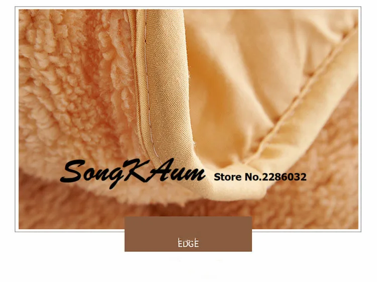 SongKAum стиль ягненка бархат зима одеяло шерсть осень и зима одеяло толще тепло подарок одеяло