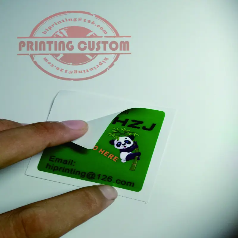 2x2 дюйма белая виниловая наклейка печать на заказ/kiss cut sticker