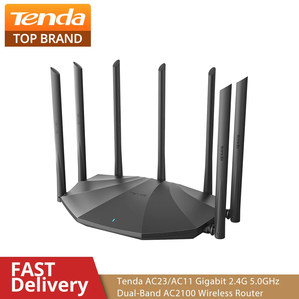 Маршрутизатор Tenda AC23/AC11 двухдиапазонный 2 4 ГГц 5 0 PPPOE | Компьютеры и офис