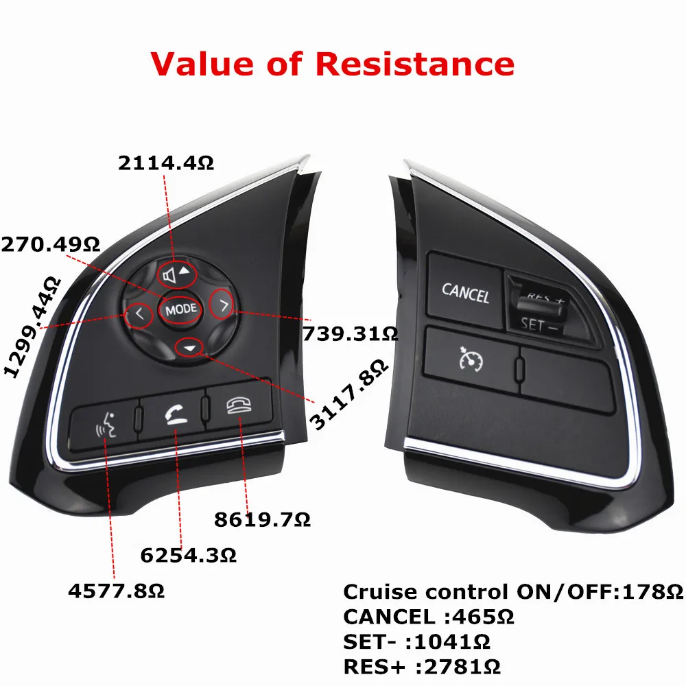 Телефон круиз контроль руля переключатель авто запчасти руль кнопки для Mitsubishi Outlander 2013