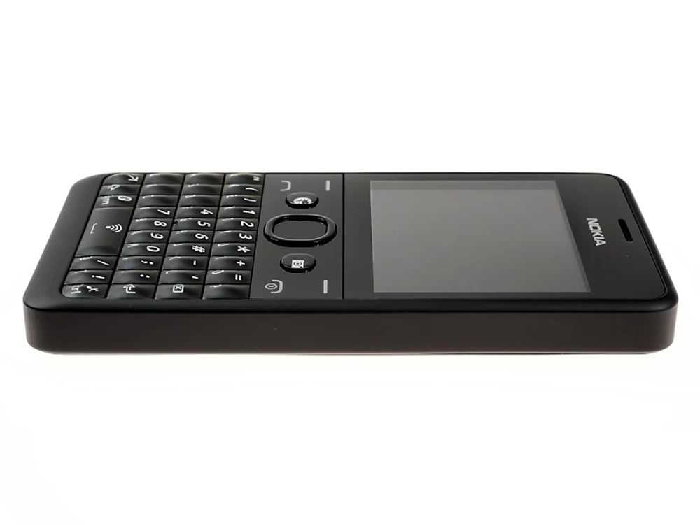 second hand iphone Original Nokia Asha 210 2G Mobile Phone Unlocked  2.4'' Display Dual SIM Card 2MP QWERTY English Keyboard GSM WiFi CellPhone refurbished samsung phones