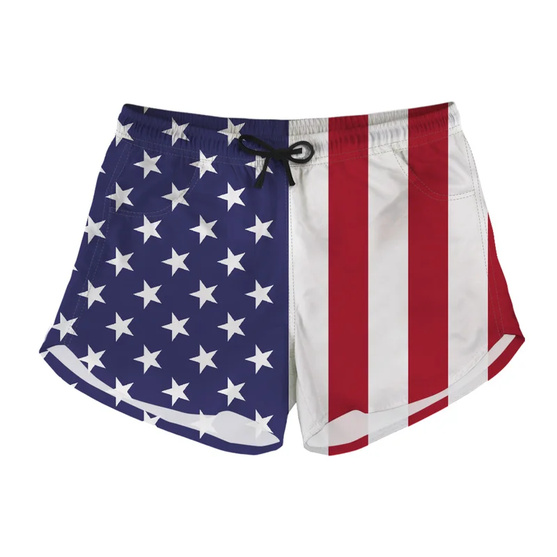 THIKIN американский флаг Printng женский летний купальный костюм женский сексуальный купальный костюм плавки купальный ming пляжный костюм большой XXL Размер