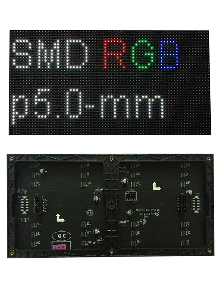 matriz led painel interno 320x160mm p5 smd2121 01