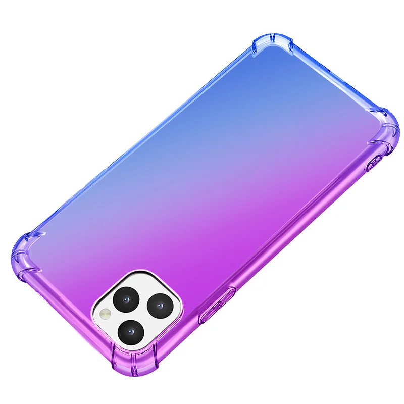 Подходит для iphone 11pro max Прозрачный чехол для мобильного телефона ультра-тонкий четырехугловой ударопрочный защитный чехол