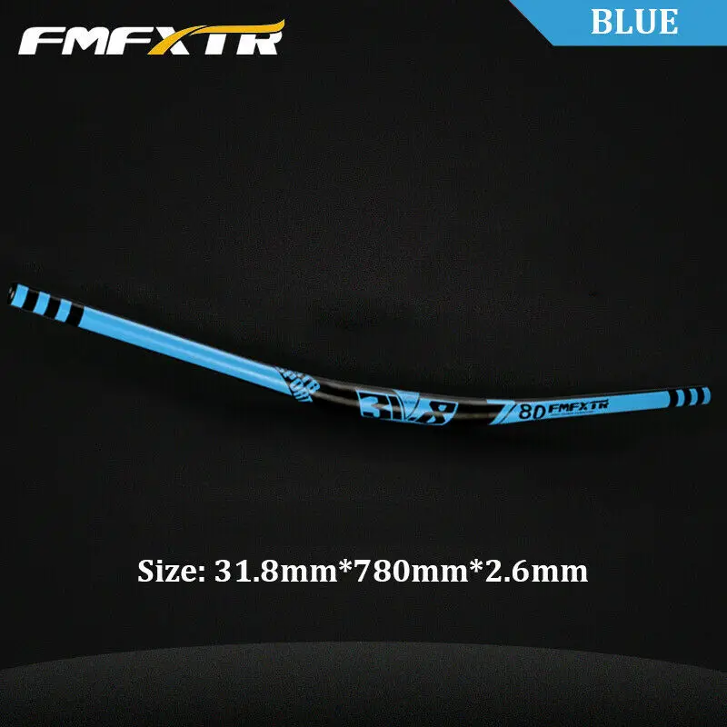 Bule-31.8-780 FMFXTR алюминиевый сплав, руль для велосипеда MTB 780*31,8 мм, руль для гоночного велосипеда, руль для горного велосипеда, руль для велосипеда, аксессуары для велоспорта - Цвет: Bule-31.8-780