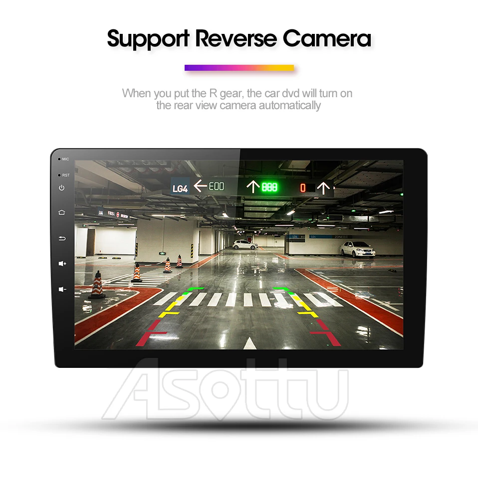 Discount Asottu 10.1 inch  PX30 android 9.0 car dvd gps navigation radio video player universal radio car universal multimedia 1 din 12