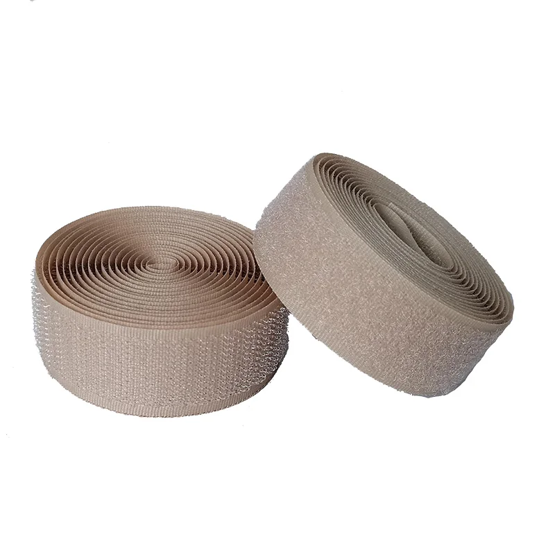 Khaki kein klebstoff haken schleife verschluss band nähen Zubehör band aufkleber straps couture kleidung 20/25/40/50/100mm DIY – Detail 6