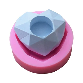 

1 PC Heart Flower Pot Silicone Mold - Succulent Plant Vase Gypsum Cement Molds Concrete Clay Mould, Ashtray Resin Moulds, Candle