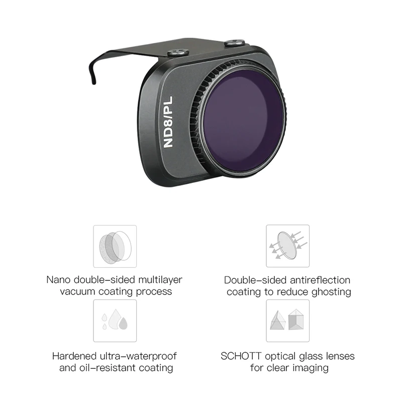 Buy mavic mini filter ND-PL filter CPL ND4 ND8 ND16 ND32 ND64 PL for dji mavic mini drone Accessories