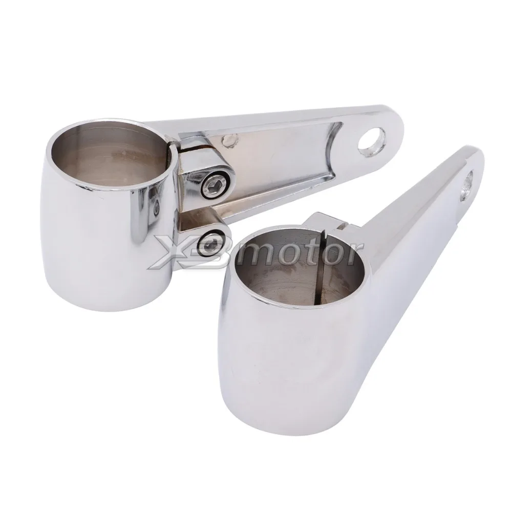35mm 39mm 41mm Motorcycle Headlight Mounting Bracket Fork Ears Adjuster Mount Clamp Holder For Chopper Bobber Cafe Racer