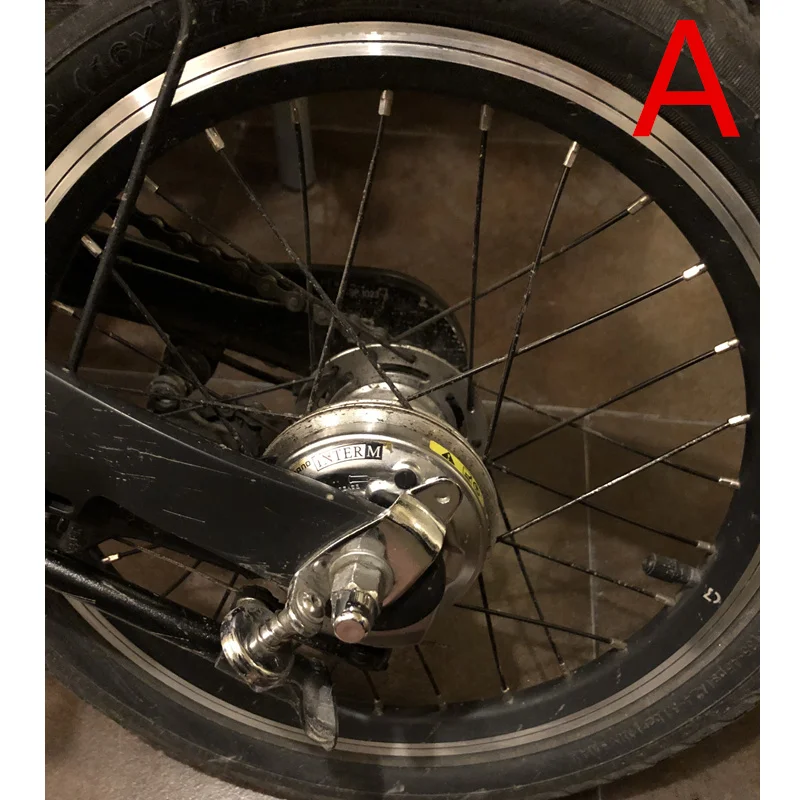 QICYCLE EF1 Оригинальное автомобильное заднее колесо загрузка спиц предварительно