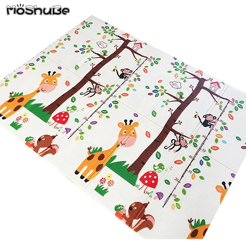 

Baby Foldable Play Mat 150X200CM Toddler Kids Rug Thick Home Room 1CM Thickness Child Climbing Developing Mat Toys